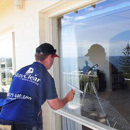 window washing in the Adelaide Hills